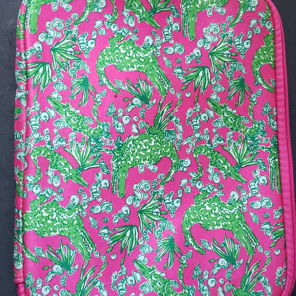 Lilly Pulitzer Pink and Green Tablet Sleeve